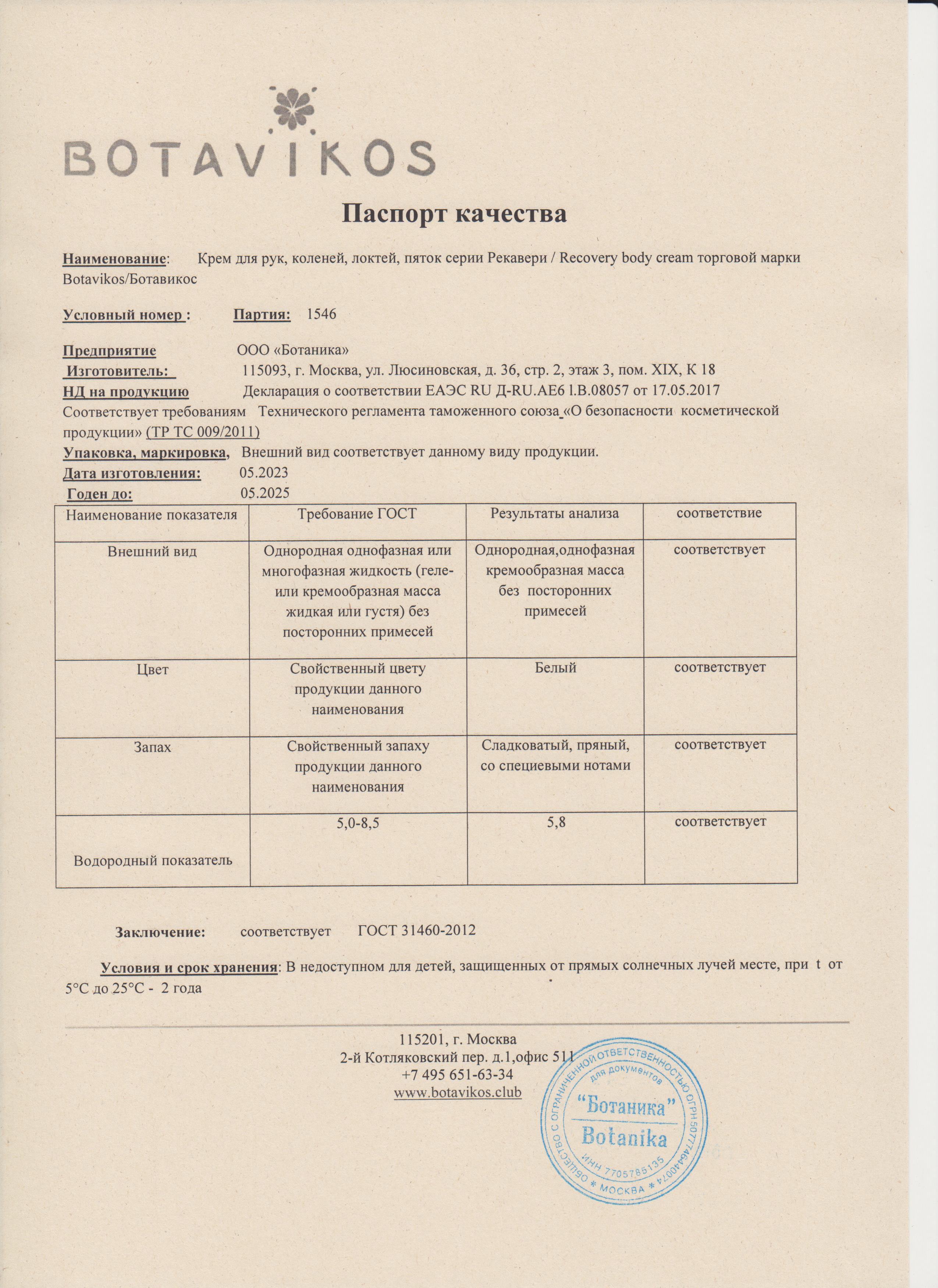Паспорт №052023